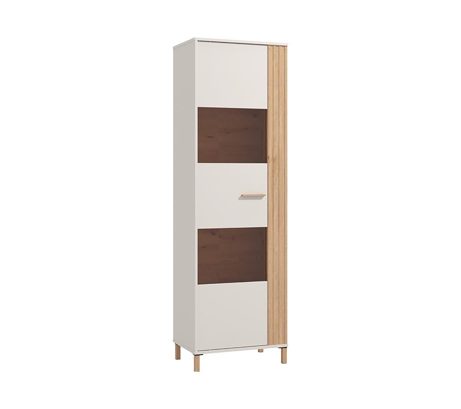 ΒΙΤΡΙΝΑ ΜΟΝΟΦΥΛΛΗ BELFORT 1K VS1 CASHMERE-ARTISAN OAK 60x40x193εκ blf