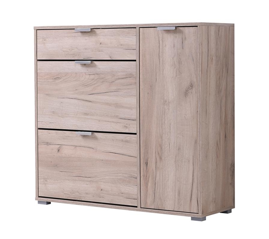 ΠΑΠΟΥΤΣΟΘΗΚΗ Arco 2 GREY OAK 102x33x94,5εκ